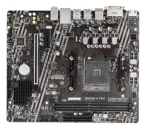 Tarjeta Madre Msi B550m-a Pro Amd Am4 Ddr4 Micro Atx