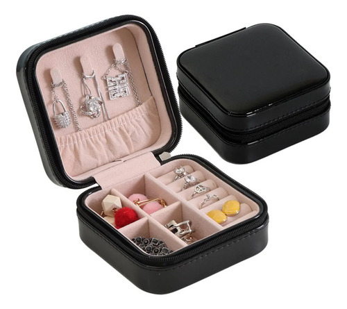 Imagen 3 de 4 de Joyero Pendientes Collar Anillo Caja De Almacenamiento 6piez