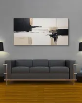 Comprar Cuadro Abstracto Pintado A Mano Textura Nordico Minimalista 