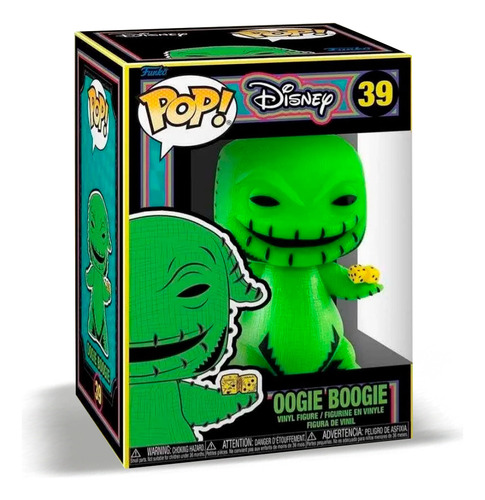 El Extraño Mundo De Jack Oogie Boogie Funko Pop Luz Negra Cf