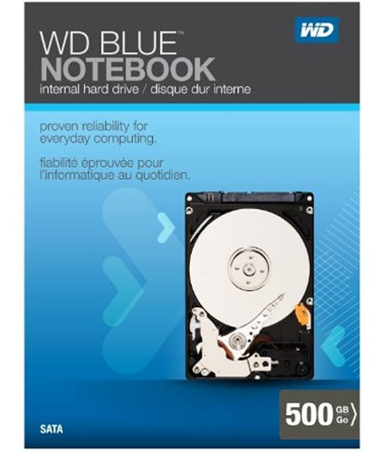 Wd Notebook Azul Sata 30 Gb / S 25 Interno Disco Duro Para P