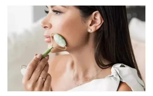 Compra 1 Y Lleva 2 Rodillo Jade Facial Linfático Piedra