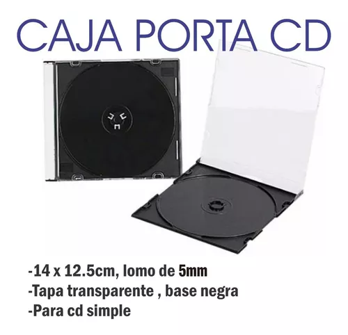 Caja Cd Dvd Acrilica Slim Importada X10 Unid.