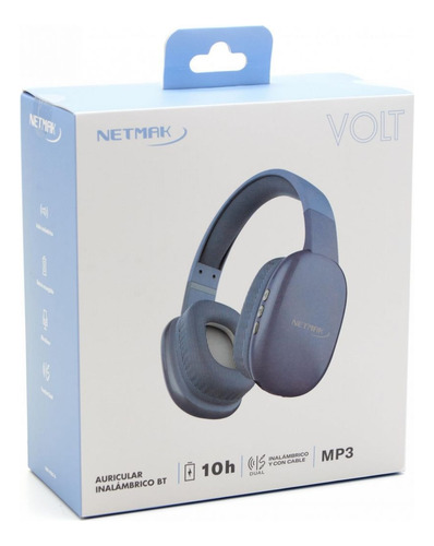 Auricular Inalambrico Netmak Nm-volt-b