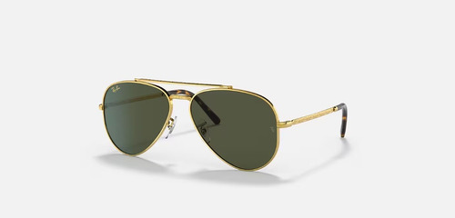 Ray-ban New Aviator Rb3625 Pilot . Verde Oscuro Dorado Dorado
