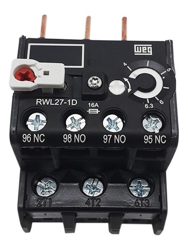 Rele De Sobrecarga Weg Rwl27-1d3-d063 4,0-6,3 A - 14148855