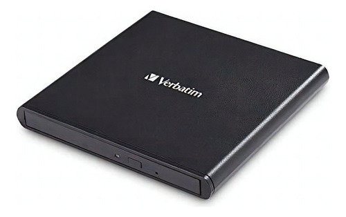 Verbatim 98938 External Cd/dvd Writer, Compact & Slimline, Usb Powered, Mac/pc Compatible, Black