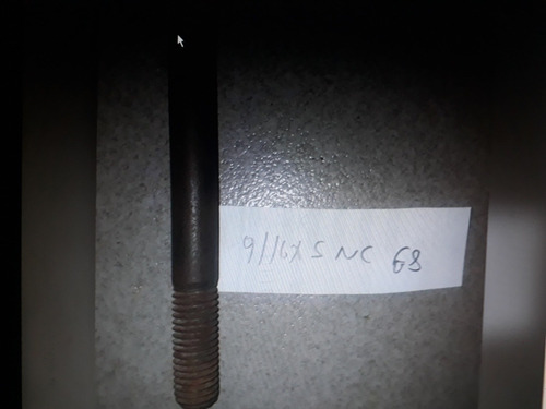 Tornillo Hexagonal 9/16 × 5 Rosca Gruesa Nc Grado 8