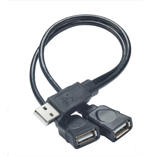 Divisor Usb Adaptador Cable Macho Doble Hembra Para Carga