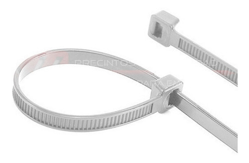 Imagen 2 de 10 de Precinto Prensacable Plástic Nylon 4,8mmx19cm X1000un Oferta