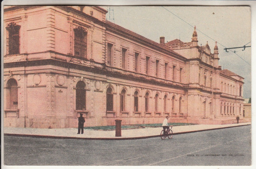 Antigua Postal Universidad Nacional Del Litoral De Santa Fe