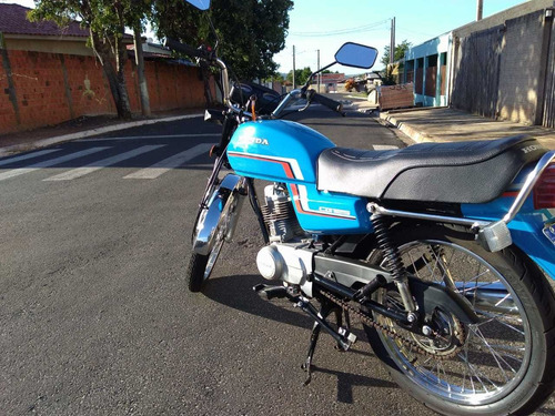 Honda Cg 125 1984 Azul- Colecionador