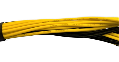 Imagen 3 de 4 de Cable Ramal Fuente De Poder 6 Pines 10 Conectores Pci