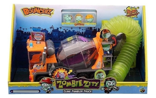 Camión Zombie Zity Con 3 Figuras Y Slime Original Dracco