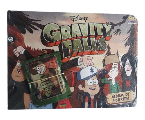 Album Gravity Falls + 6 Sobres Cerrados.