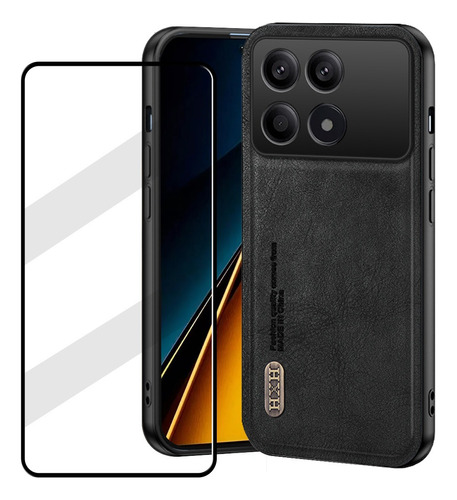 Pu Funda Para Xiaomi Poco X6 Pro / Redmi K70e + Mica Cristal