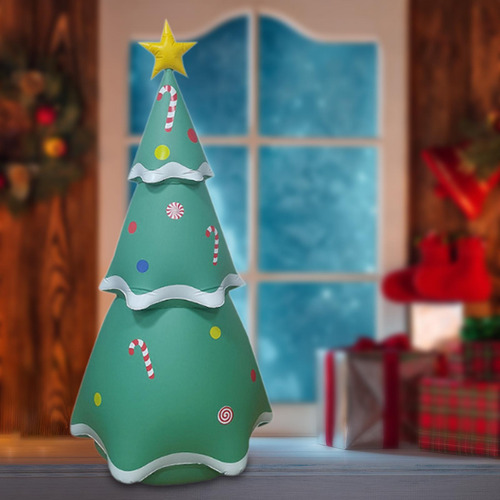 Rbol De Navidad Inflable, Regalo, Decoración Navideña Para