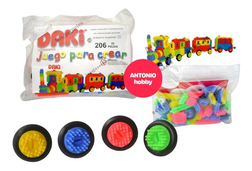 Imagen 2 de 5 de Daki Original Juego Para Crear 58 Piezas Jardines La Plata