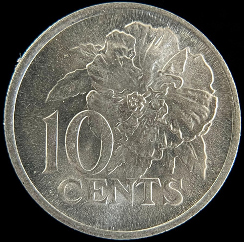 Trinidad Y Tobago, 10 Cents, 1980. Sin Circular (Usado)