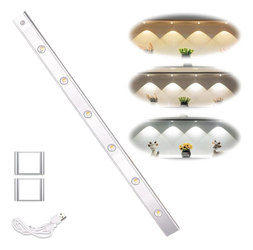 Luz Led Lampara Vinos Mixio Sensor movimiento recargable usb 80cm estructura blanco
