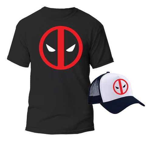 Playera Y Gorra Deadpool Dama, Caballeros O Niños