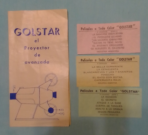 Proyector Golstar Antiguo Funcionando Completo (Usado)