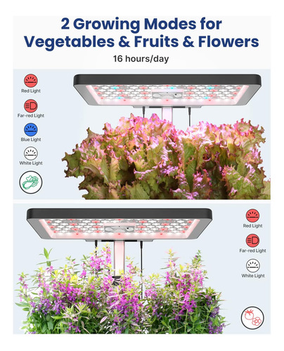 Kit De Sistema De Cultivo Idoo Hydroponics De 12 Capsulas...