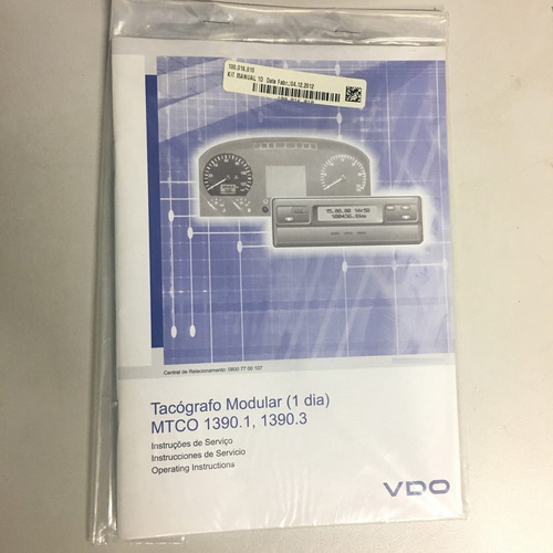 Manual Tacografo 1390 Mtco