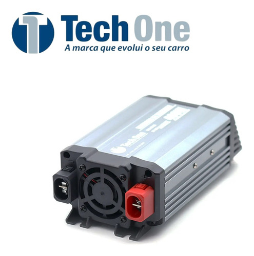 Inversor De Voltagem 400w 12v Para 110v Techone Usb E Tomada