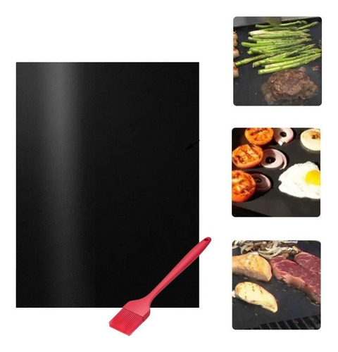 Laminas Teflon Antiadherente Hornear Asar Parrilla Grill Mat