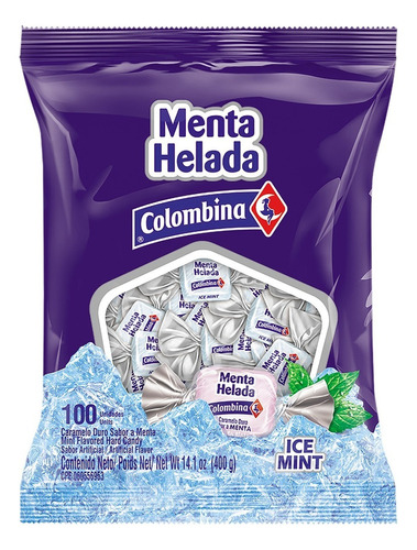Menta Helada Colombina 100 Uds