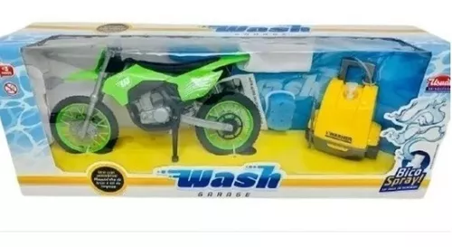 Brinquedo Moto Cross Wash Garage - Usual