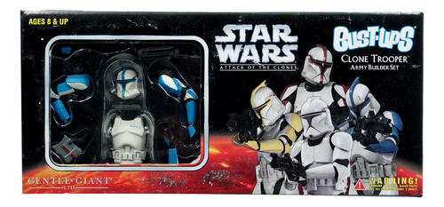 Star Wars Gentle Giant Bust Ups Clone Trooper Army 4 Set