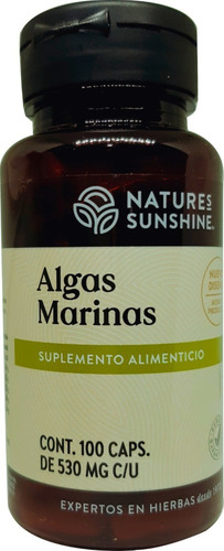 Natures Sunshine Algas Marinas 100caps