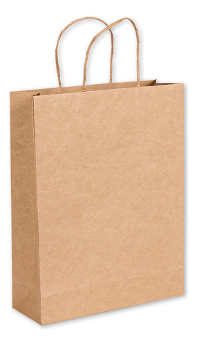 Bolsa de papel kraft monolúcente Alca Pp de 15 x 20 x 7 cm, fácil embalaje ecológico, 100 unidades