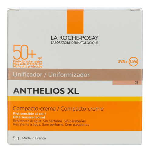 Protector solar  La Roche-Posay  Anthelios XL Compacto Tono 2 (Medio) 50FPS  en compacto