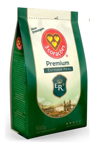 Cafè Torrado E Moido Premium Estrada Real 3 Corações 500g