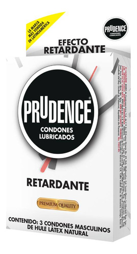 Preservativo Prudence Efecto Retardante, 1 Caja, 3 Unidades