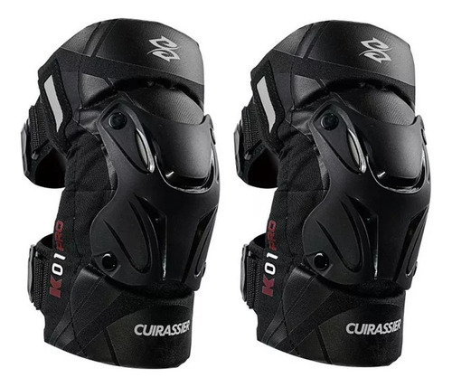 Protector De Espuma Contra Impactos De Rodilla Para Motocicl Color Negro