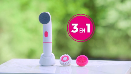 Nano Pedi Touch Limpiador, Exfoliante Y Masajeador 3 En 1