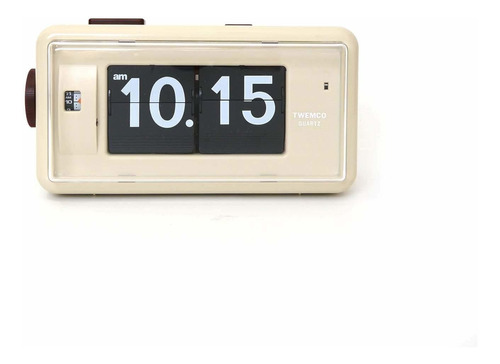 Reloj Despertador Cuarzo Moderno Retro Color Beige