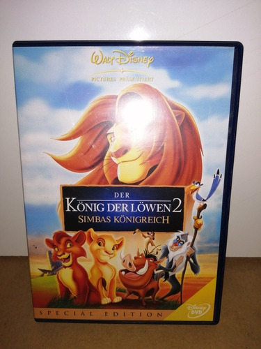 El Rey León Parte 2 En Dvd Edicion Alemana Deustch Germany