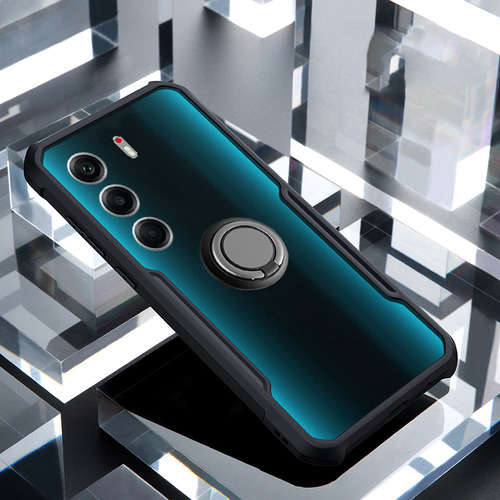 Funda Para Tecno Camon 40 Pro Suave Marco Claro Anillo