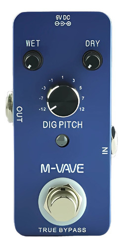 Pedal Pitch Shifter M-vave Dig Pitch Para Guitarra