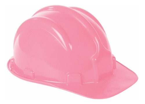 Capacete Com Carneira Plastcor Plastico Rosa  70000475