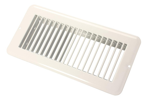 02-28985 Undampered Floor Register - 4  X 10 , White