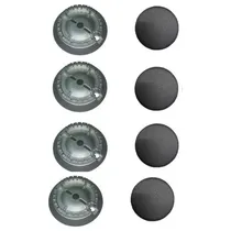 Comprar Kit De 4 Quemadores Chicos Acros Whirlpool Original Con Tapa