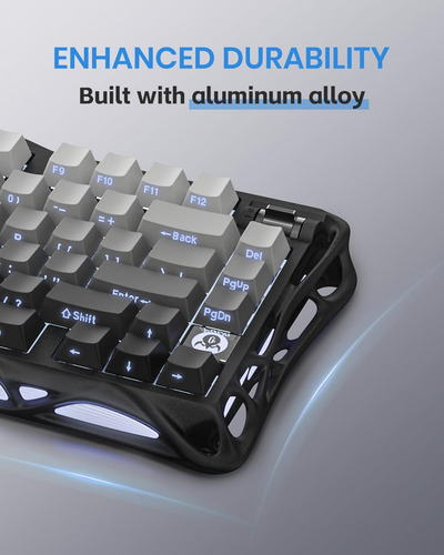 Gravastar Mercury K1 75% Teclado De Juego Mecánico Inalámbri