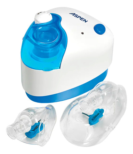 Nebulizador ultrasónico Aspen NU320 Lite blanco y azul 220V