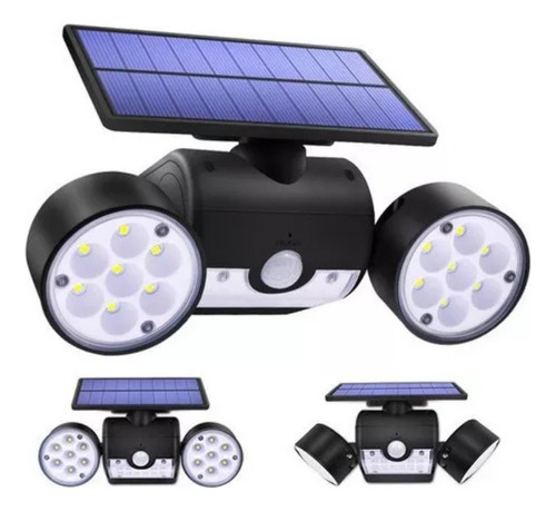 Lámpara Con Sensor De Presencia Solar Y Reflectores Led